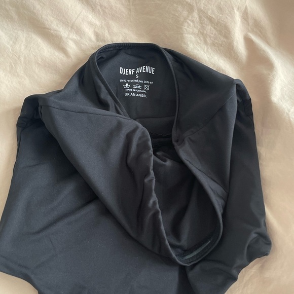 Djerf Avenue Swim Suit Black in small. Has a nice sparkle to it - Picture 2 of 3